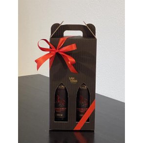 Gaveske med 2 flasker 